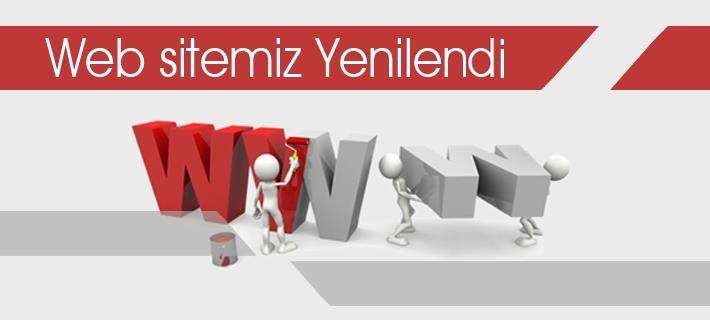 Web sitemiz yenilendi